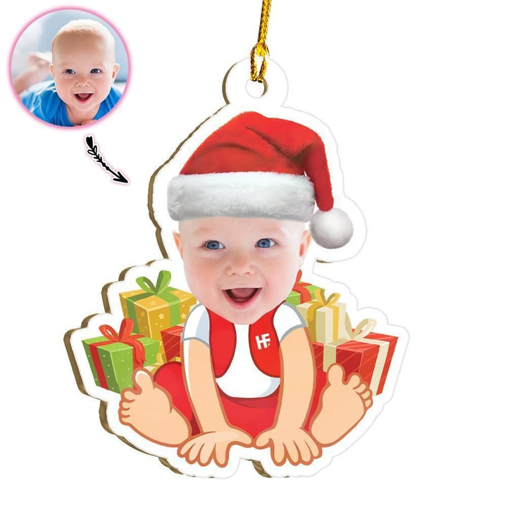 Baby Wear Noel Hat Christmas Custom Ornament