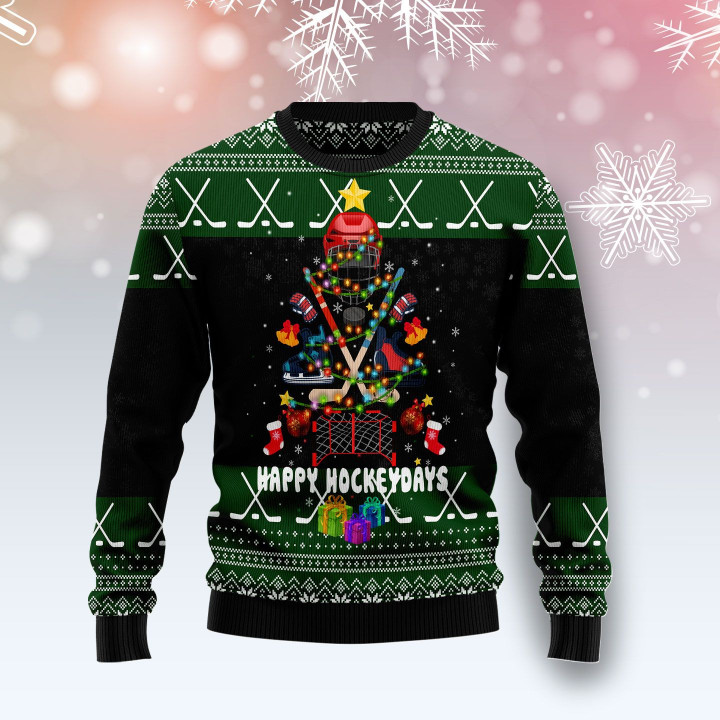 Hockey Christmas Ugly Christmas Sweater 3D Printed Best Gift For Xmas Adult | US4865
