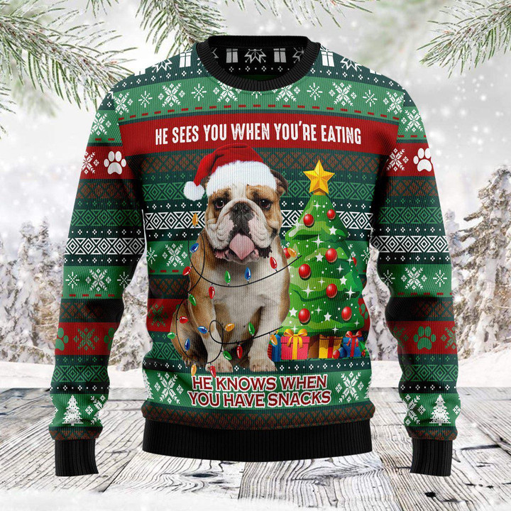 Dog Ugly Christmas Sweater 3D Printed Best Gift For Xmas Adult | US6053