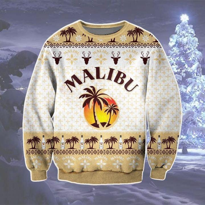 Malibu Ugly Christmas Sweater 3D Printed Best Gift For Xmas Adult | US5949