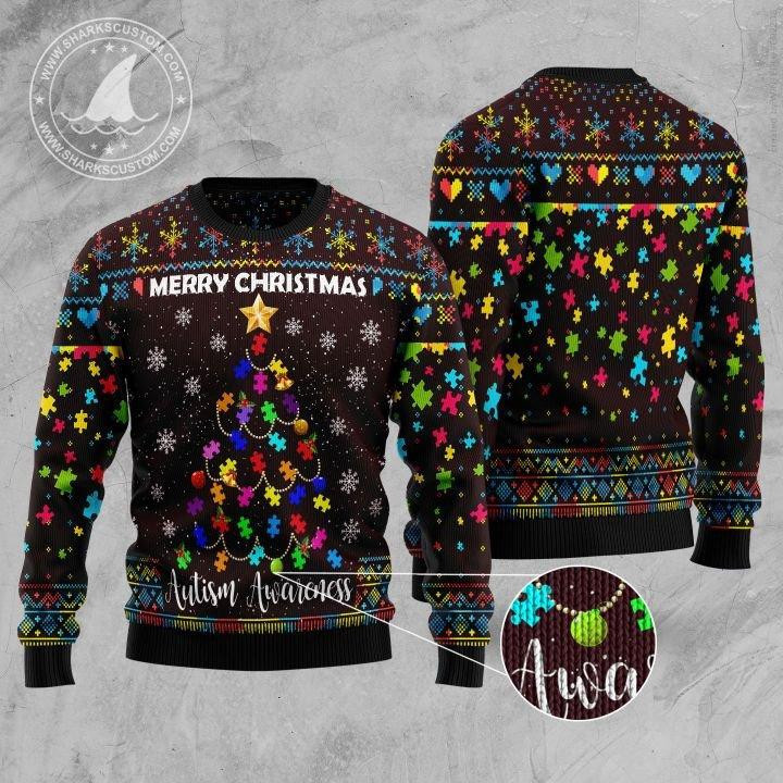 Merry Christmas Ugly Christmas Sweater 3D Printed Best Gift For Xmas Adult | US5092