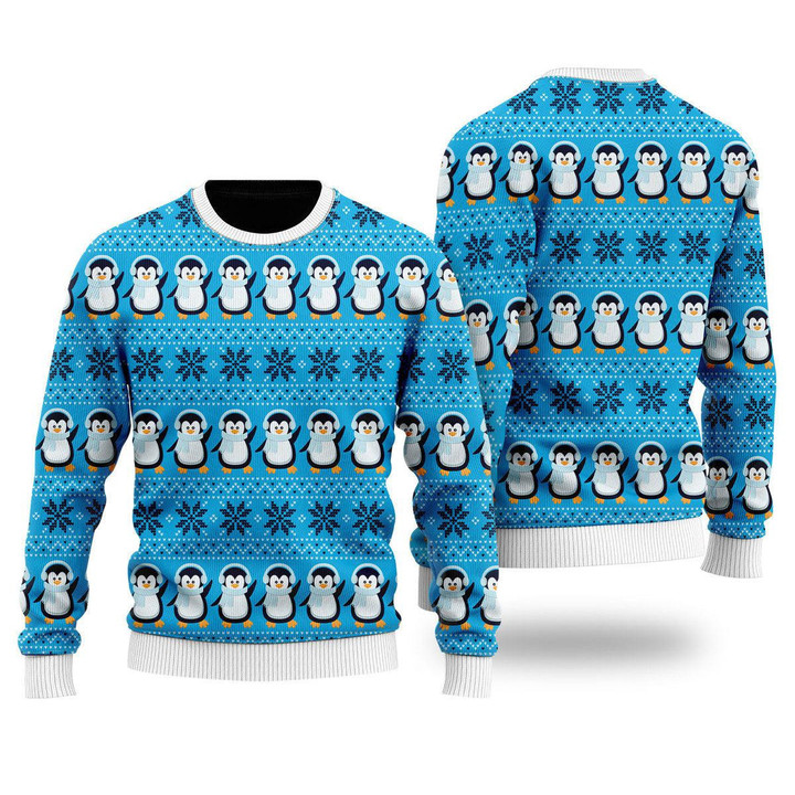 Penguins Let It Snow Ugly Christmas Sweater 3D Printed Best Gift For Xmas UH2065