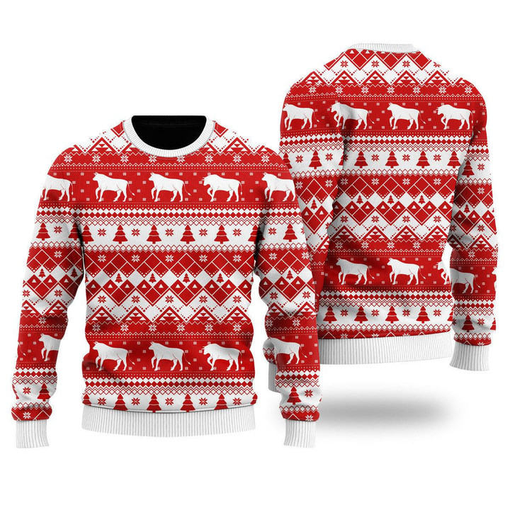 Funny Cows In Snow Ugly Christmas Sweater 3D Printed Best Gift For Xmas UH2053