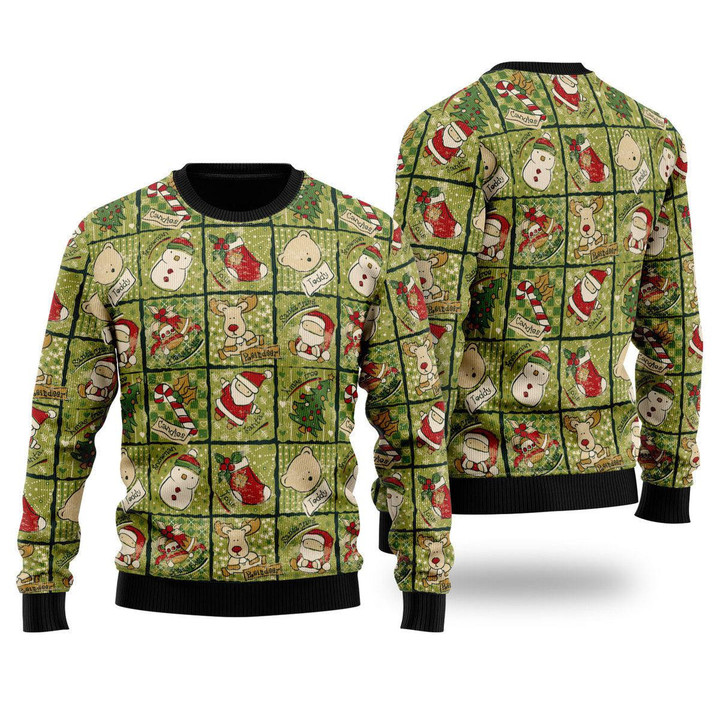 Cute Christmas Pattern Ugly Christmas Sweater 3D Printed Best Gift For Xmas UH2025