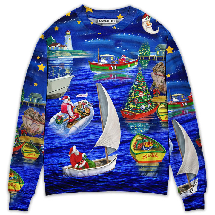 Christmas Coming Starry Night - Sweater - Ugly Christmas Sweaters