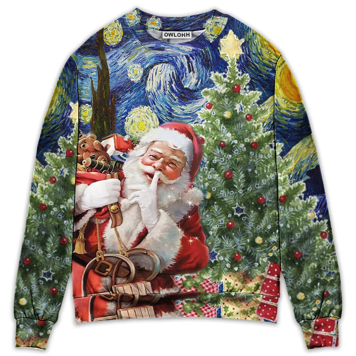 Christmas Shhhhh! It's Secret Gift For You - Sweater - Ugly Christmas Sweaters