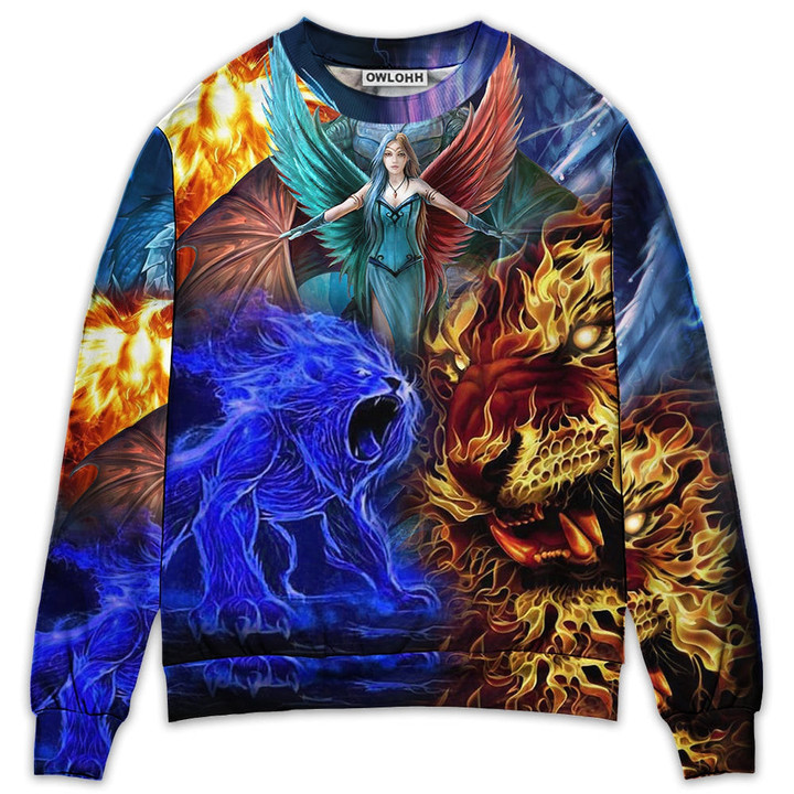 Dragon What Different In Here - Sweater - Ugly Christmas Sweaters