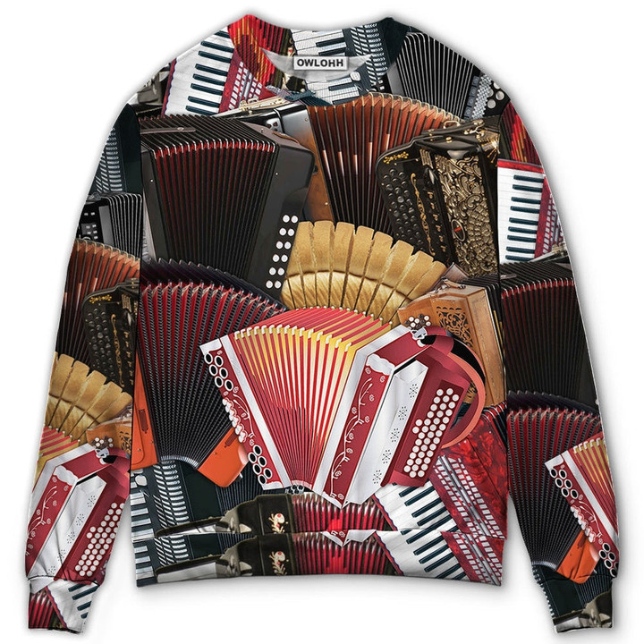 Accordion A Gentleman Is Someone Who Can Play The Accordion - Sweater - Ugly Christmas Sweaters