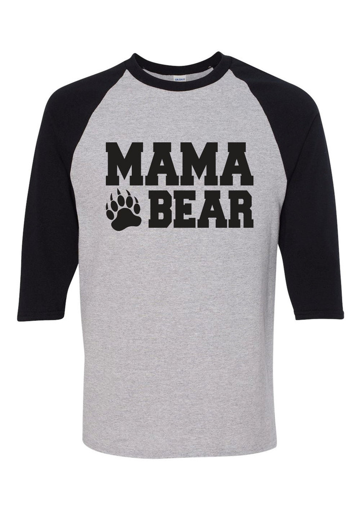 Mama Bear Straight Fit raglan shirt