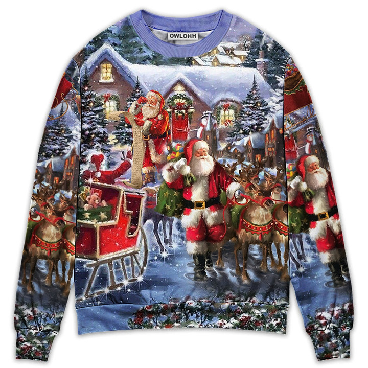 Christmas Santa Claus Comes Tonight - Sweater - Ugly Christmas Sweaters
