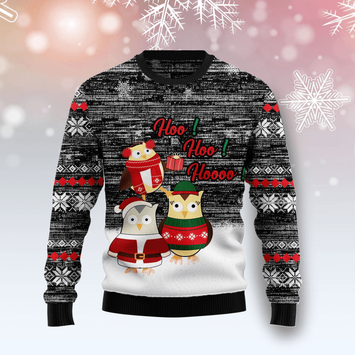 Owl Hoo Hoo Hoooo Ugly Christmas Sweater