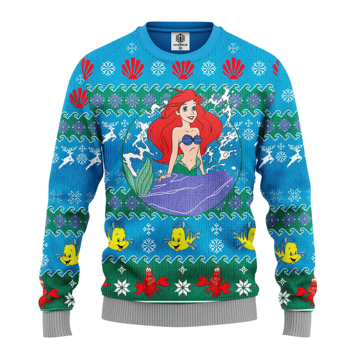 Mermaid Ugly Christmas Sweater
