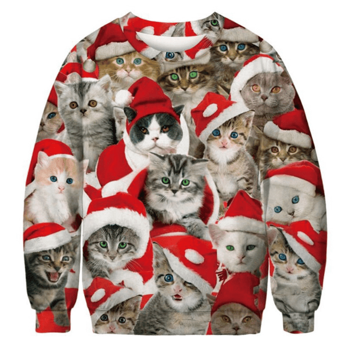 Animal Funny Cat Women Sweatshirt