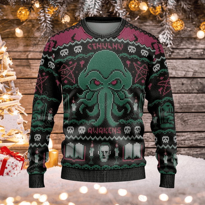 Octopus Ugly Christmas Sweater