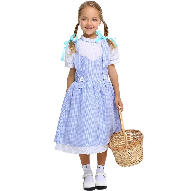 Umorden Child Kids Wizard of Oz Tin Man Dorothy Scarecrow Witch Lion Cosplay Costumes for Girls Boys Teen Girl Boy Halloween