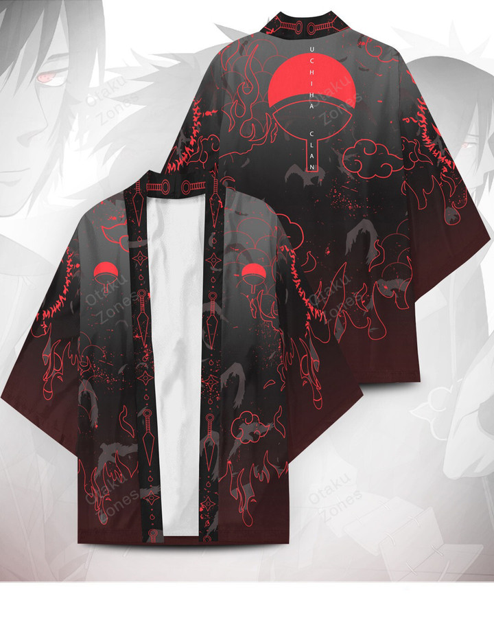 Anime Gift NRT Uchiha Emblem Kimono