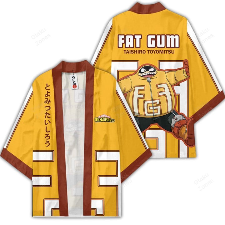 Fat Gum Kimono Custom Anime My Hero Academia Merch Clothes