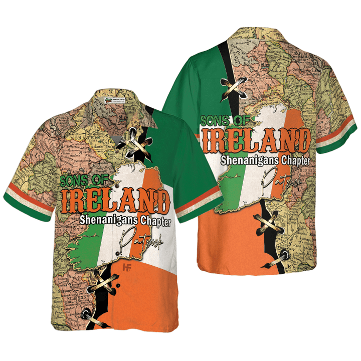 Sons Of Ireland Shenanigans Chapter Custom Hawaiian Shirt