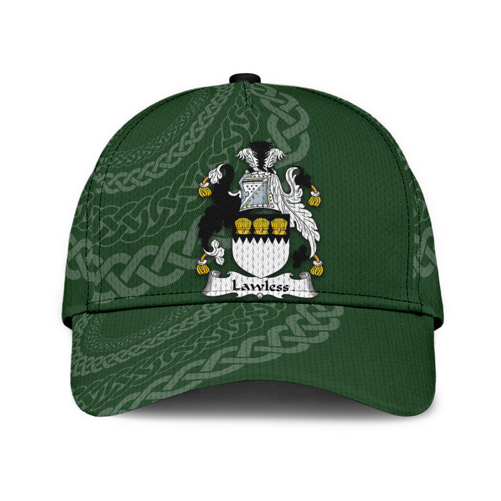 Lawless Coat Of Arms - Irish Family Crest St Patrick's Day Classic Cap