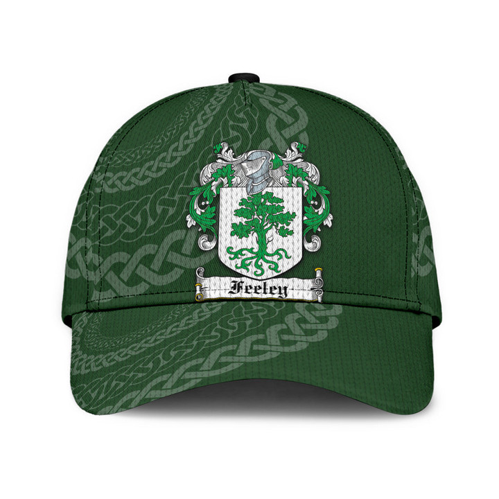 Feeley Coat Of Arms - Irish Family Crest St Patrick's Day Classic Cap