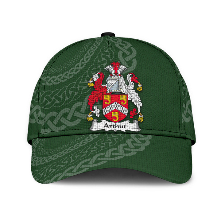 Arthur Coat Of Arms - Irish Family Crest St Patrick's Day Classic Cap