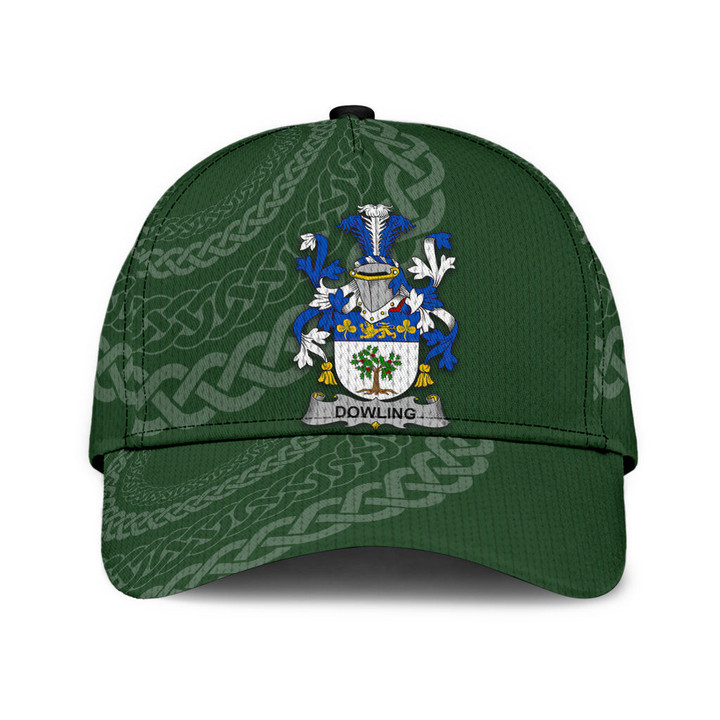 Dowling Coat Of Arms - Irish Family Crest St Patrick's Day Classic Cap