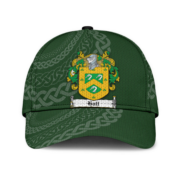 Hall Coat Of Arms - Irish Family Crest St Patrick's Day Classic Cap