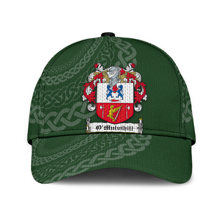 Omulvihill Coat Of Arms - Irish Family Crest St Patrick's Day Classic Cap