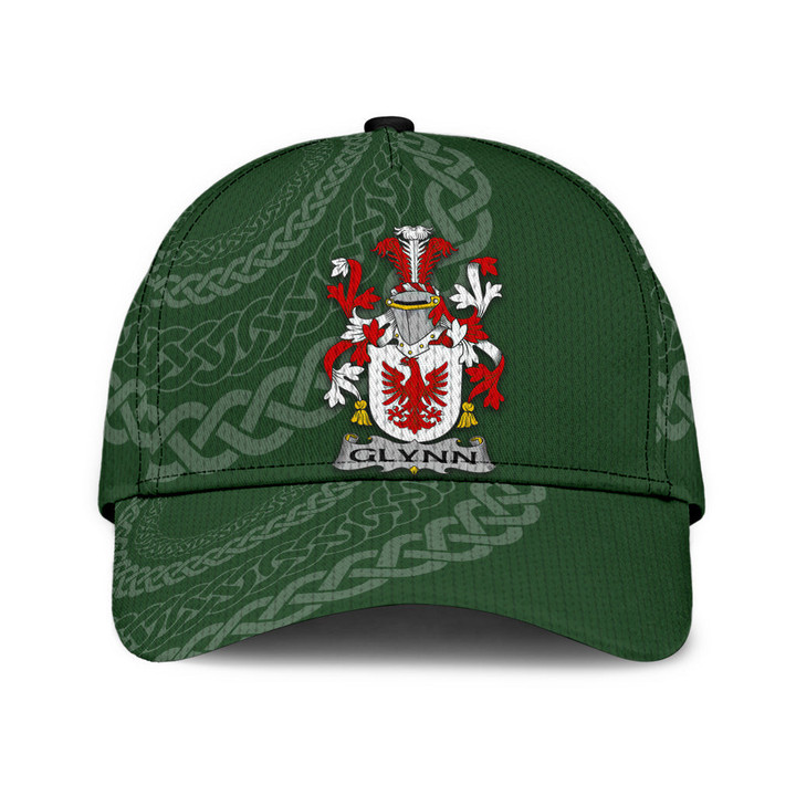 Glynn Coat Of Arms - Irish Family Crest St Patrick's Day Classic Cap