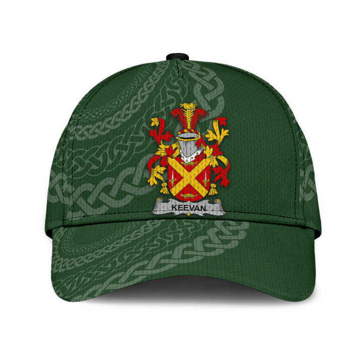 Keevan Coat Of Arms - Irish Family Crest St Patrick's Day Classic Cap
