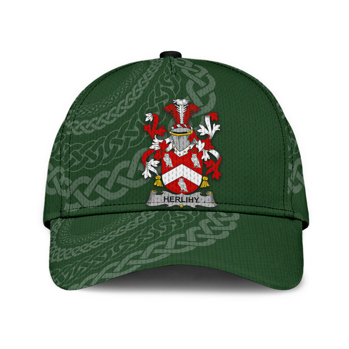 Herlihy Coat Of Arms - Irish Family Crest St Patrick's Day Classic Cap