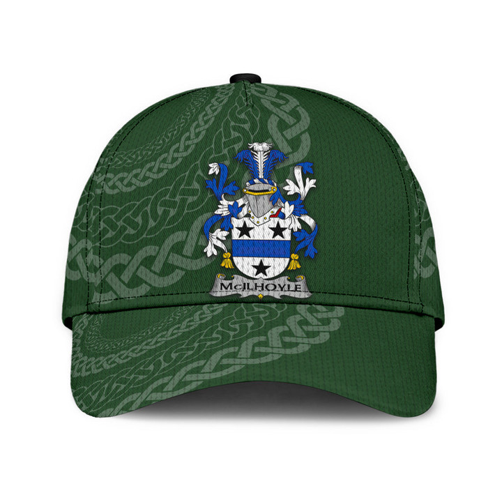 Mcilhoyle Coat Of Arms - Irish Family Crest St Patrick's Day Classic Cap