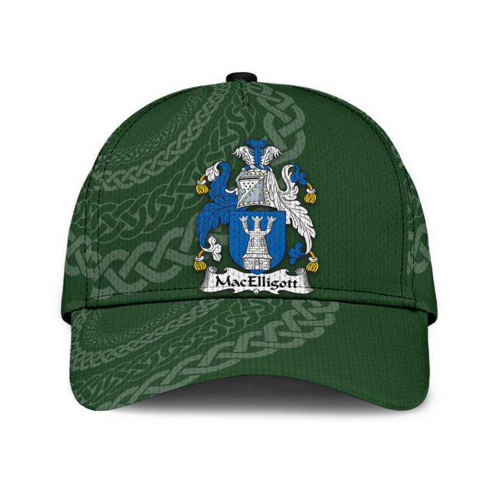 Macelligott Coat Of Arms - Irish Family Crest St Patrick's Day Classic Cap