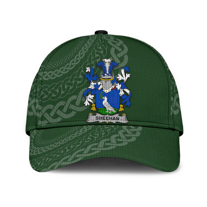 Sheehan Coat Of Arms - Irish Family Crest St Patrick's Day Classic Cap