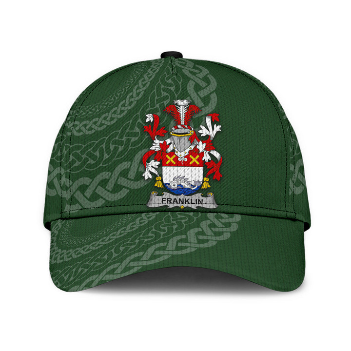 Franklin Coat Of Arms - Irish Family Crest St Patrick's Day Classic Cap