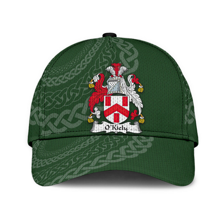 Okiely Coat Of Arms - Irish Family Crest St Patrick's Day Classic Cap