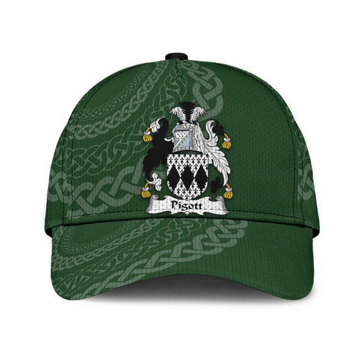 Pigott Coat Of Arms - Irish Family Crest St Patrick's Day Classic Cap