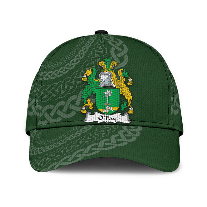Ofay Coat Of Arms - Irish Family Crest St Patrick's Day Classic Cap