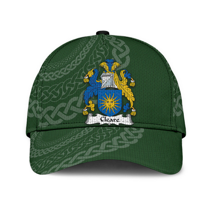 Cleare Coat Of Arms - Irish Family Crest St Patrick's Day Classic Cap