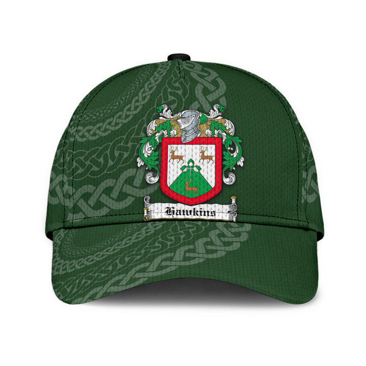 Hawkins Coat Of Arms Wexfordarms - Irish Family Crest St Patrick's Day Classic Cap