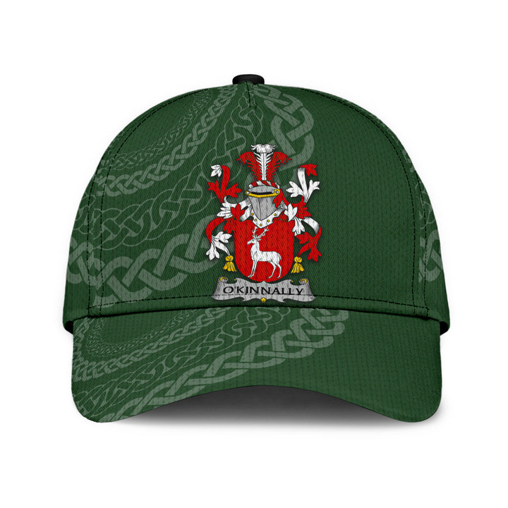 Okinnally Coat Of Arms - Irish Family Crest St Patrick's Day Classic Cap