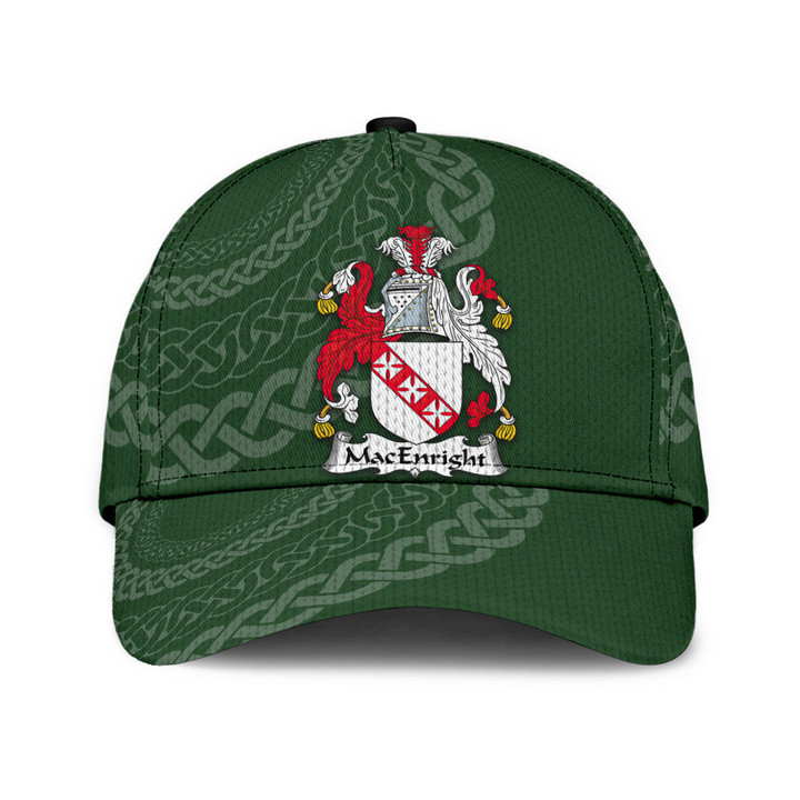 Macenright Coat Of Arms - Irish Family Crest St Patrick's Day Classic Cap