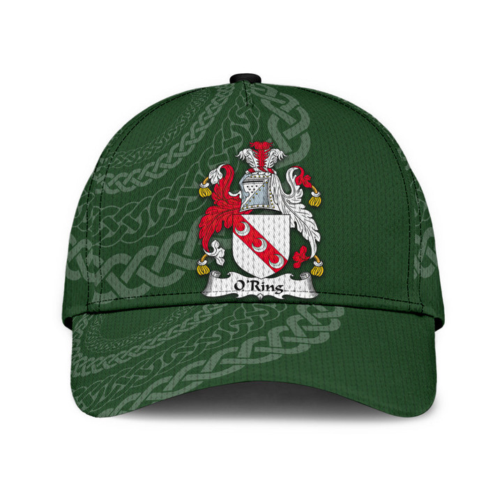 Oring Coat Of Arms - Irish Family Crest St Patrick's Day Classic Cap