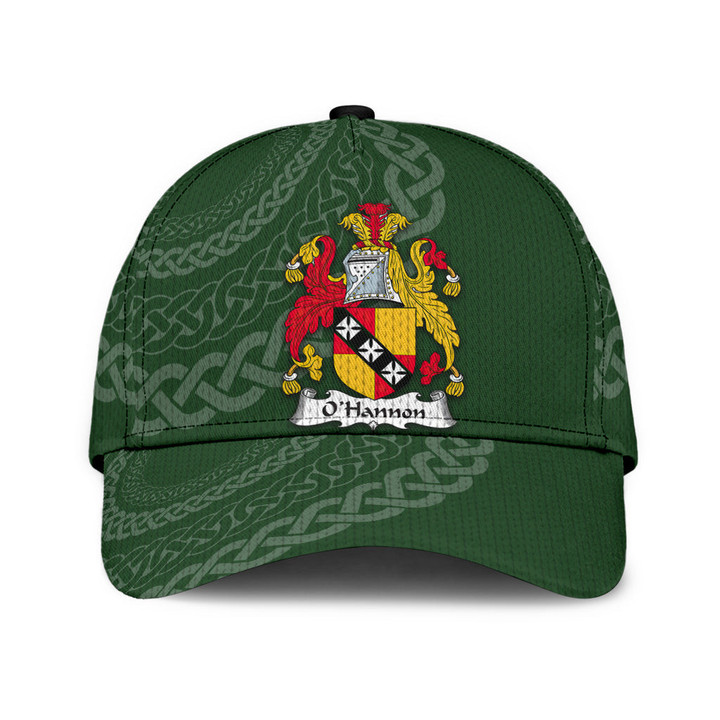 Ohannon Coat Of Arms - Irish Family Crest St Patrick's Day Classic Cap