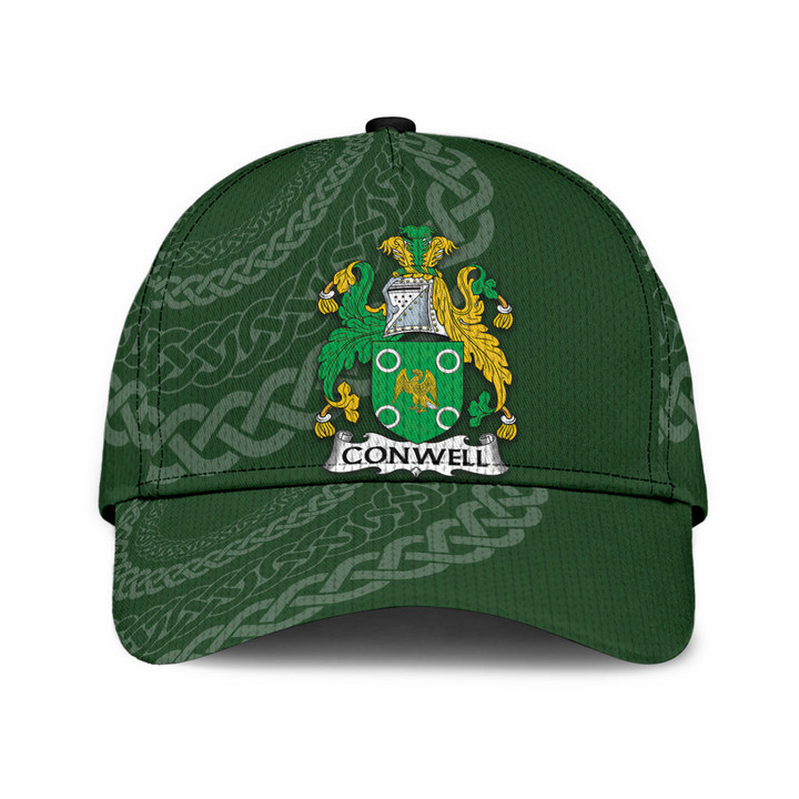 Conwell Coat Of Arms - Irish Family Crest St Patrick's Day Classic Cap