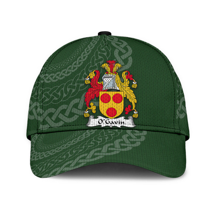 Ogarvin Coat Of Arms - Irish Family Crest St Patrick's Day Classic Cap