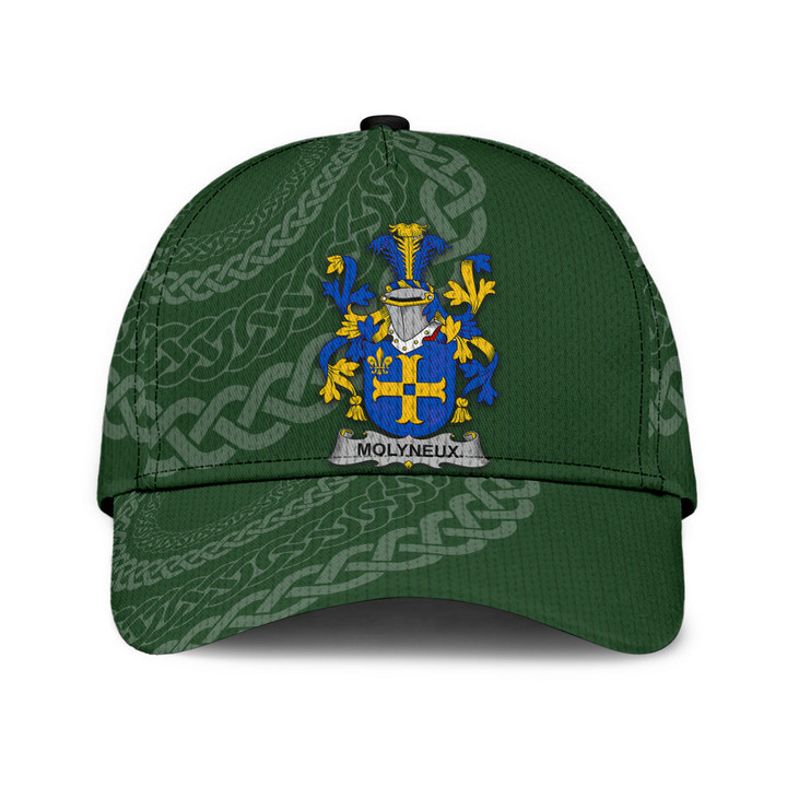 Molyneux Coat Of Arms - Irish Family Crest St Patrick's Day Classic Cap