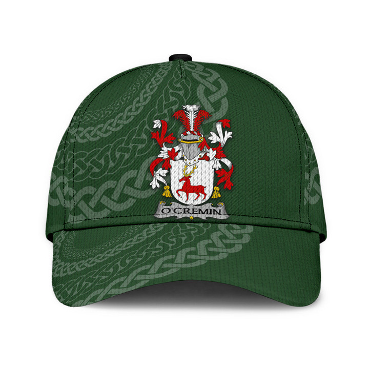 Ocremin Coat Of Arms - Irish Family Crest St Patrick's Day Classic Cap