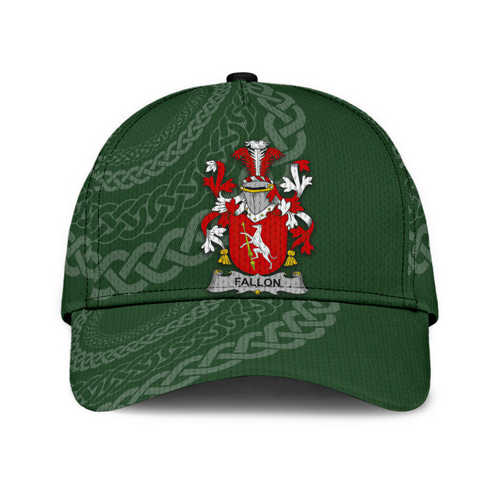 Fallon Coat Of Arms - Irish Family Crest St Patrick's Day Classic Cap