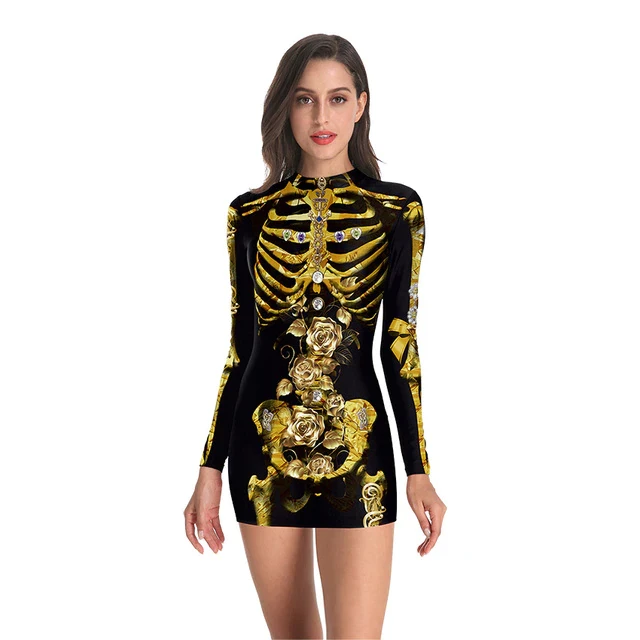Scary Nurse Bloody Purim Costumes Women Skeleton Skull Horror Terror Halloween Costumes for Women Ghost Nurse Carnival Dresses
